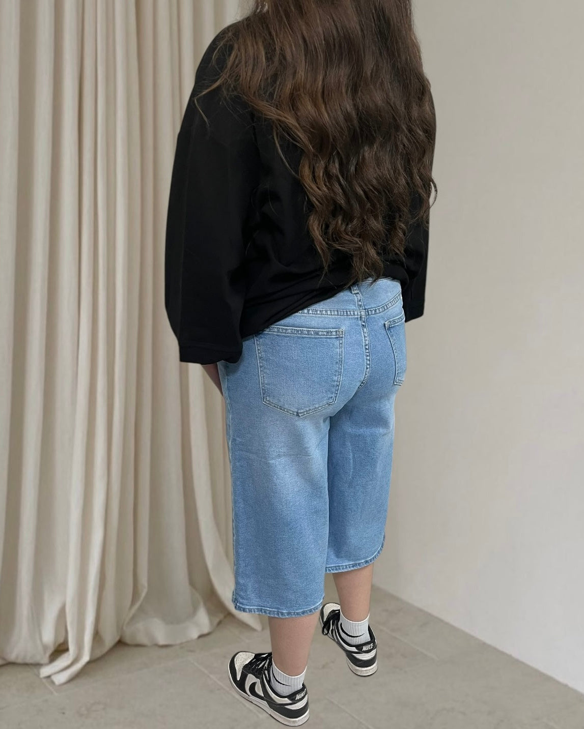 bermuda en jean