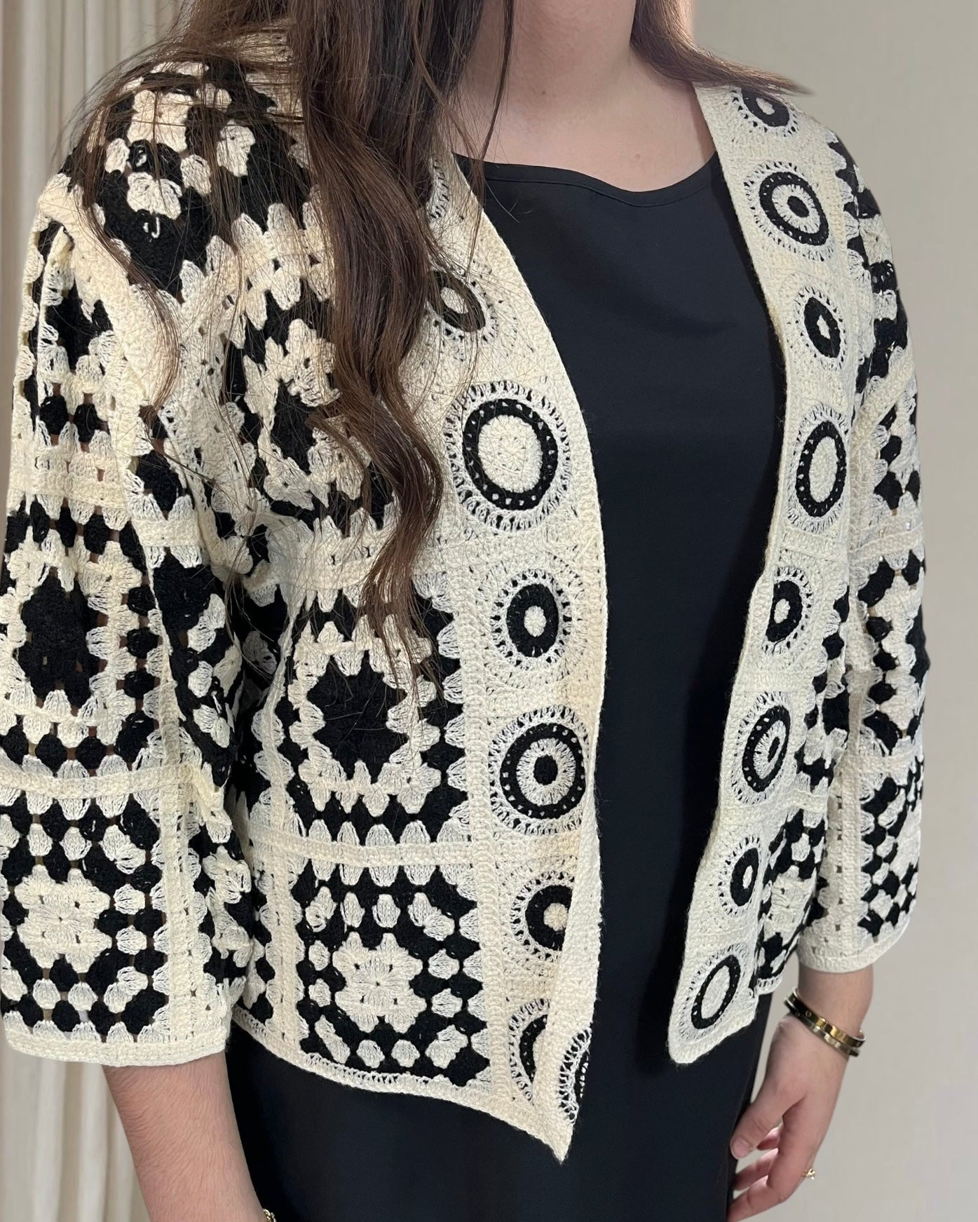 Ensemble Robe et Cardigan Crochet