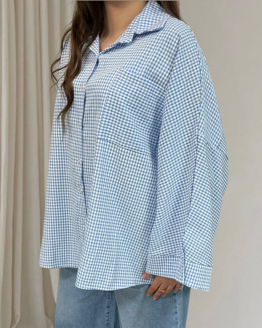 Chemise Vichy oversize