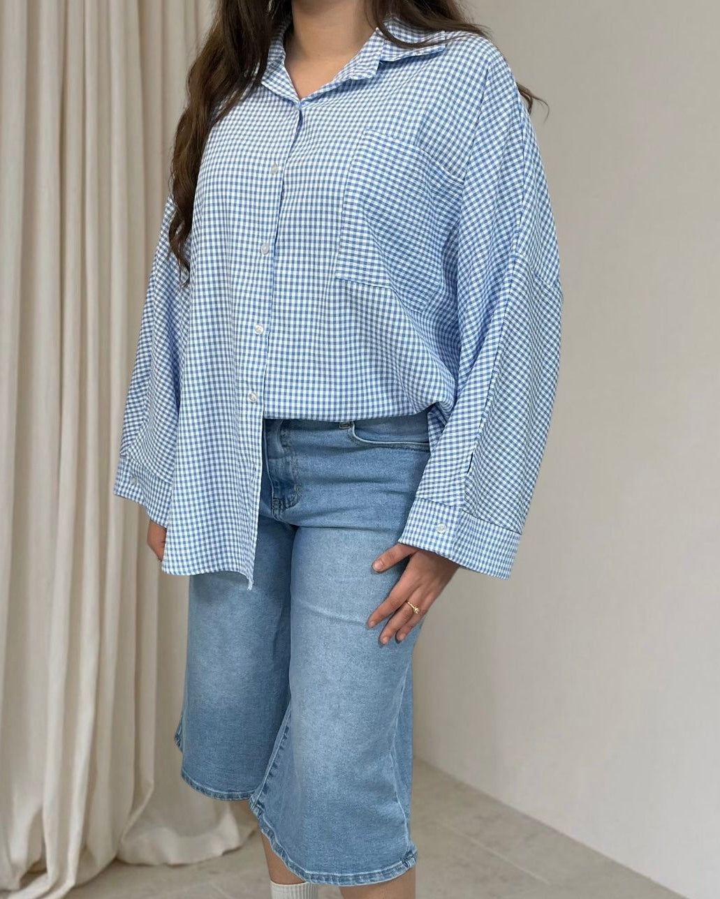 Chemise Vichy oversize