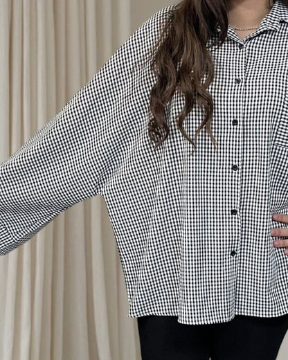 Chemise Vichy oversize