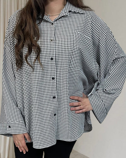 Chemise Vichy oversize