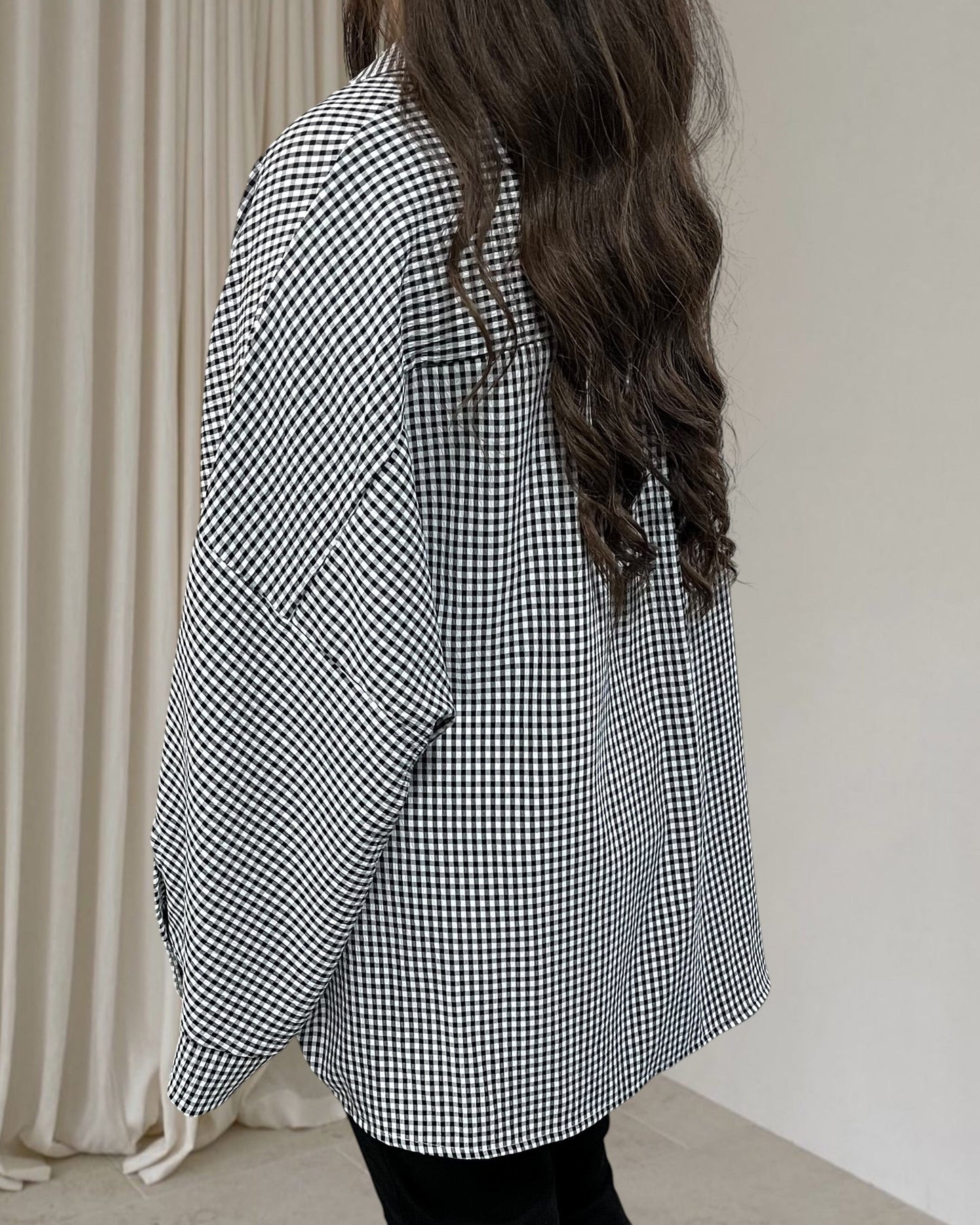 Chemise Vichy oversize