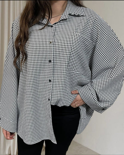 Chemise Vichy oversize