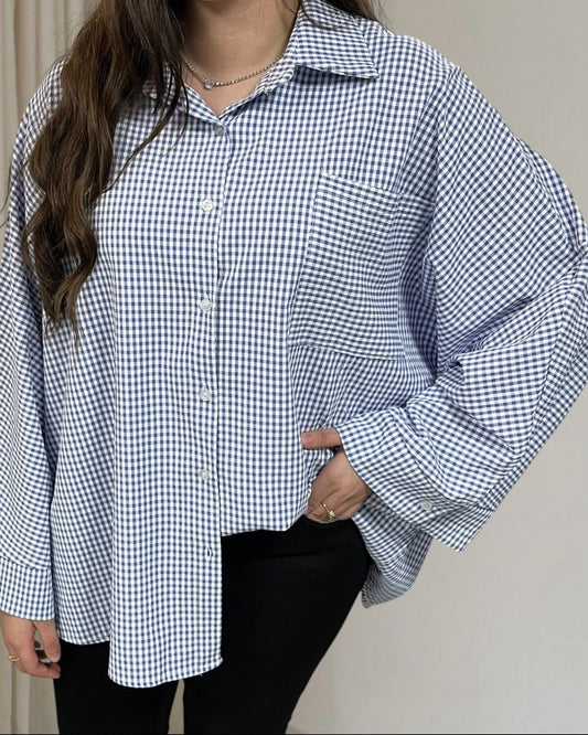 Chemise Vichy oversize