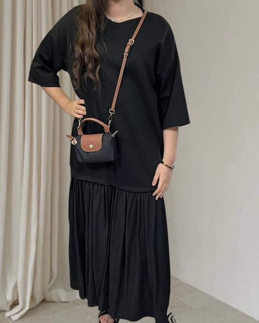 Robe teeshirt Longue