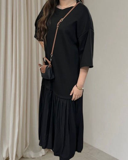 Robe teeshirt Longue