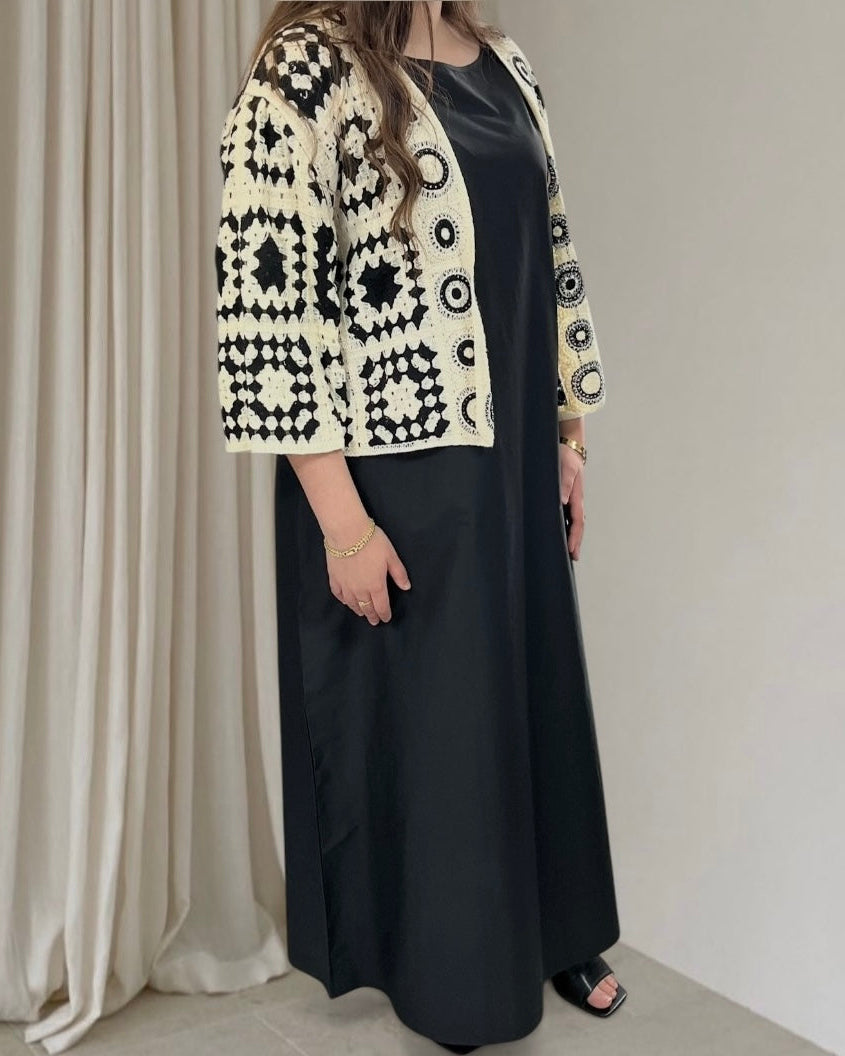 Ensemble Robe et Cardigan Crochet