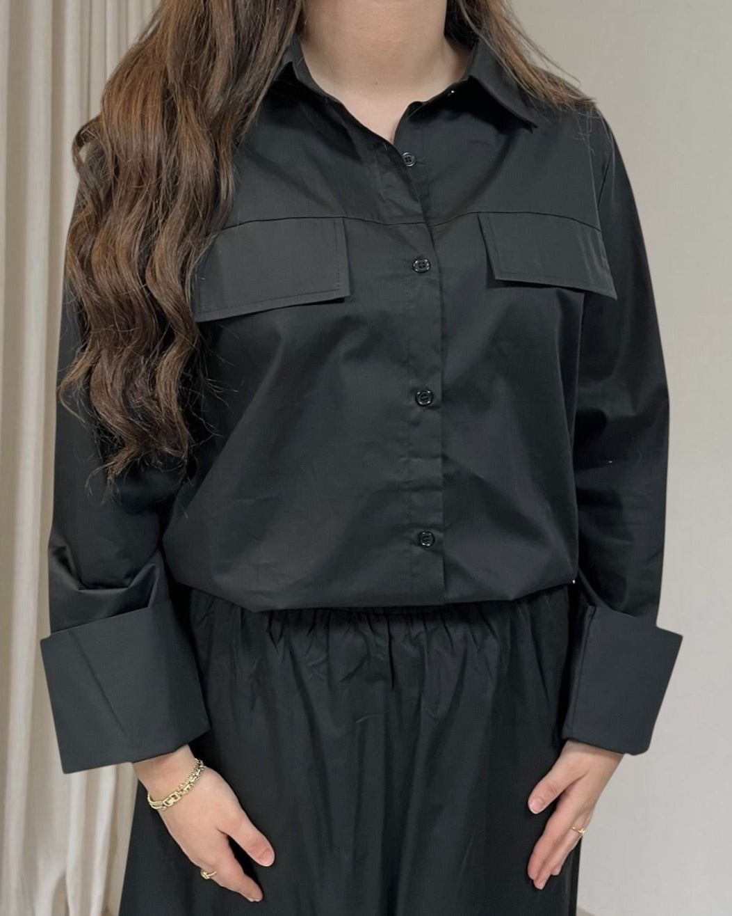 Ensemble Jupe longue et chemise courte