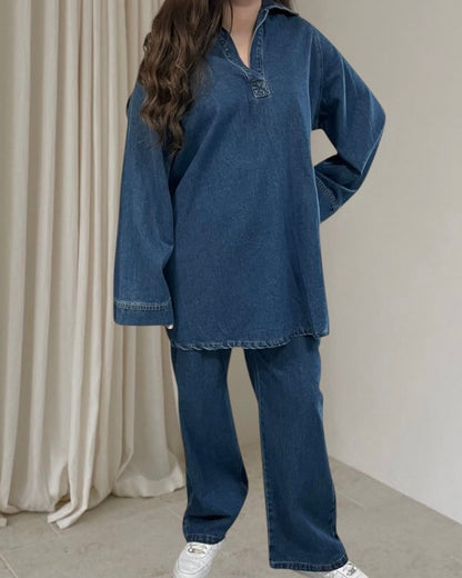 Ensemble en Jean haut et pantalon