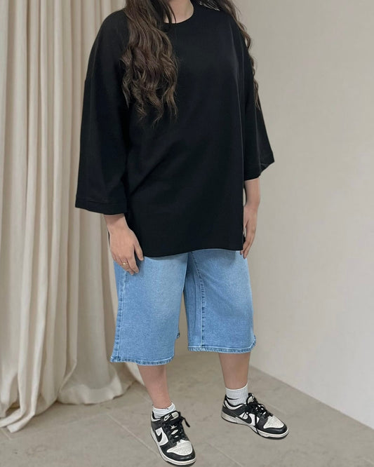 bermuda en jean