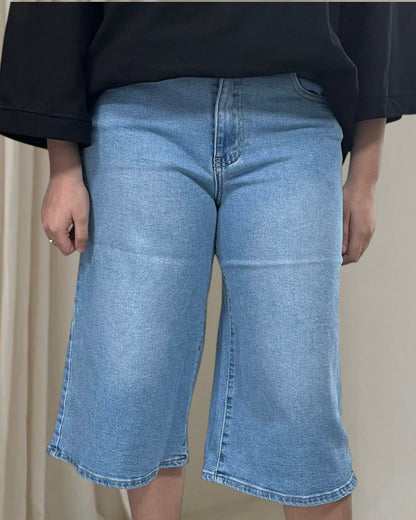 bermuda en jean