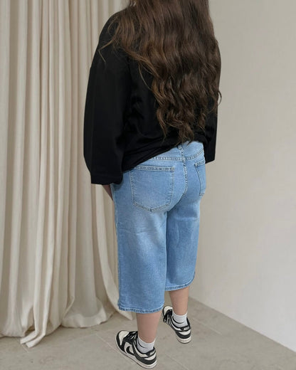 bermuda en jean