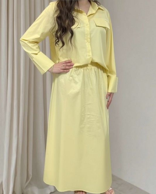 Ensemble Jupe longue et chemise